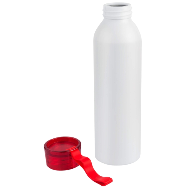 Бутылка для воды VIKING WHITE 650мл. Белая с красной крышкой 6143.03
