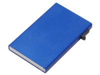 Картхолдер "Florence" с RFID- защитой из алюминия, синий Картхолдер "Florence" с RFID- защитой из алюминия, синий