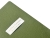 Еженедельник недатированный А6 "Verde" с нашивкой, зеленый