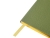 Еженедельник недатированный А6 "Verde" с нашивкой, зеленый