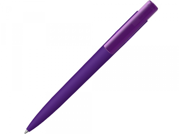 Шариковая ручка "RECYCLED PET PEN PRO K transparent GUM" soft-touch, фиолетовый