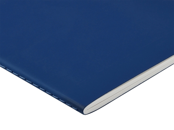 Тетрадь с каменной бумагой А5 "Carrara" 40 л., линейка, синий