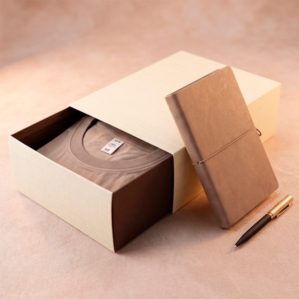 Набор подарочный Welcome Box: футболка LIBRA размер M/L, ежедневник, ручка в коробке
