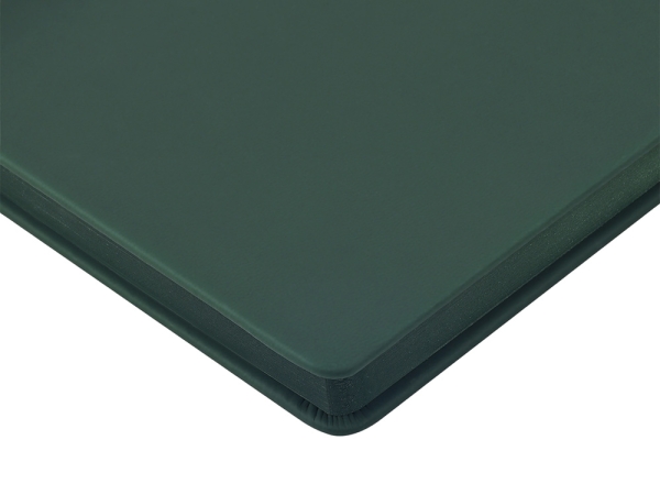 Ежедневник А5 "Megapolis Color New" soft-touch, темно-зеленый