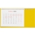 Календарь настольный Brand, желтый