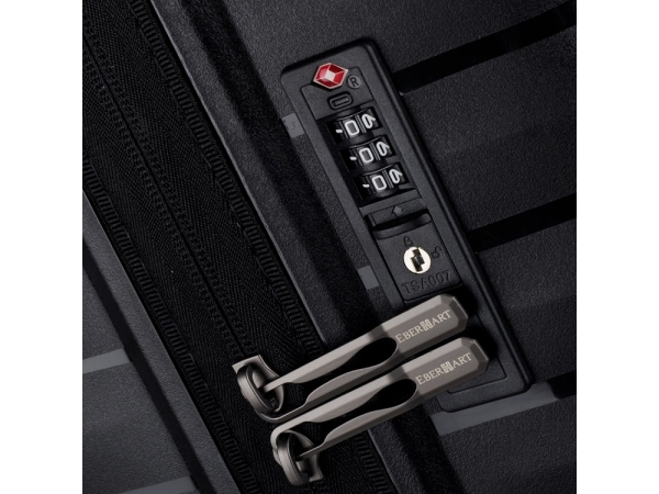 Чемодан Eberhart Dune для ручной клади S полипропилен черный 46D-009-420