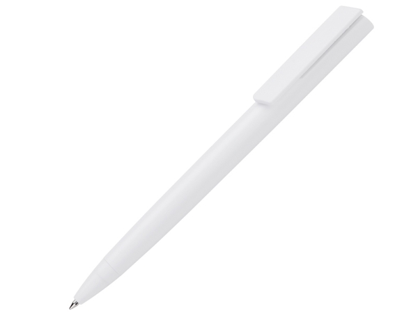 Ручка пластиковая шариковая "Taper Solid", матовый белый