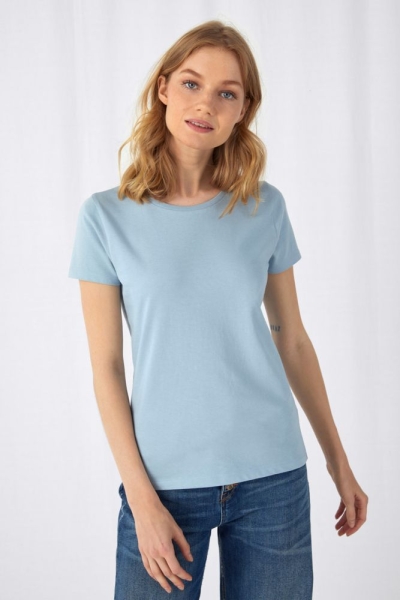 Футболка женская E150 Inspire (Organic), ярко-синяя