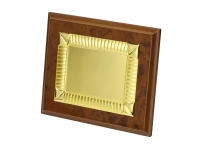 Плакетка с золотистой пластиной