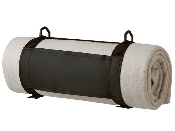 Плед «Нежность» с плечевым ремнем, светло -серый