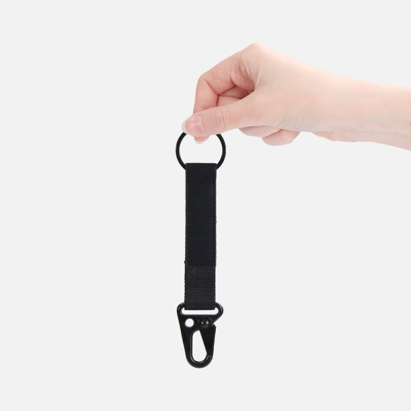 Брелок с карабином Manlig, черный