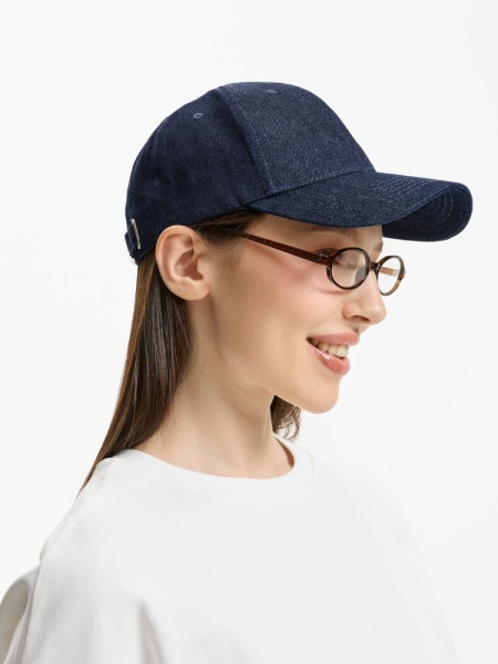 Бейсболка Denimate, темно-синяя