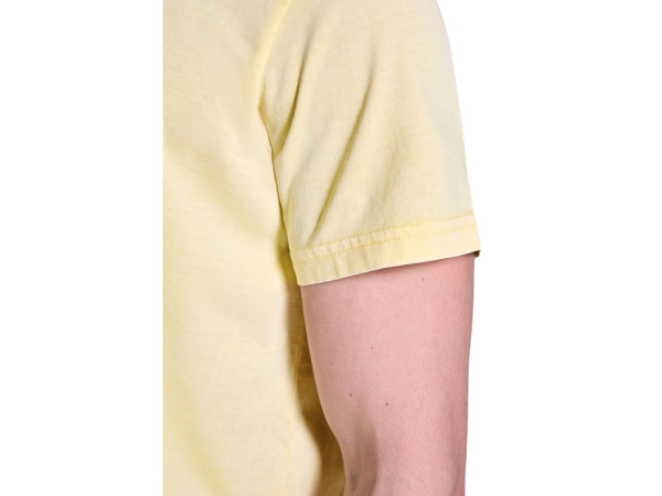 Футболка «Corgi» мужская, солнечно-желтый выстиранный WASHED