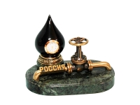 Настольные часы "Шахтерская сага"