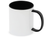 Керамическая кружка со стеклянной ручкой для сублимации "Charm", черный Керамическая кружка со стеклянной ручкой для сублимации "Charm", черный