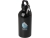 Одностенная бутылка для воды с карабином Oregon, изготовленная из нержавеющей стали, сертифицированной по стандарту RCS, объемом 400 мл - сплошной черный