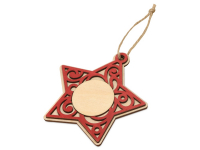 Подвеска деревянная «Звезда» Подвеска деревянная «Звезда»