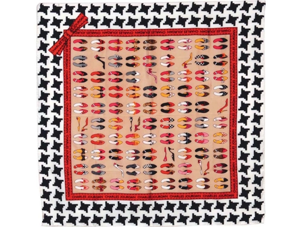 Платок шелковый Charles Jourdan модель Escarpin
