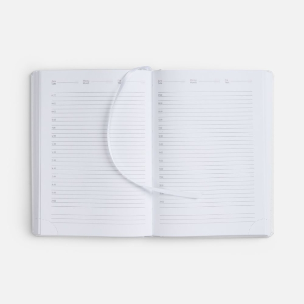 Ежедневник Nebraska, недатированный, белый