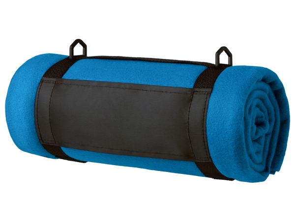 Плед «Нежность» с плечевым ремнем, синий