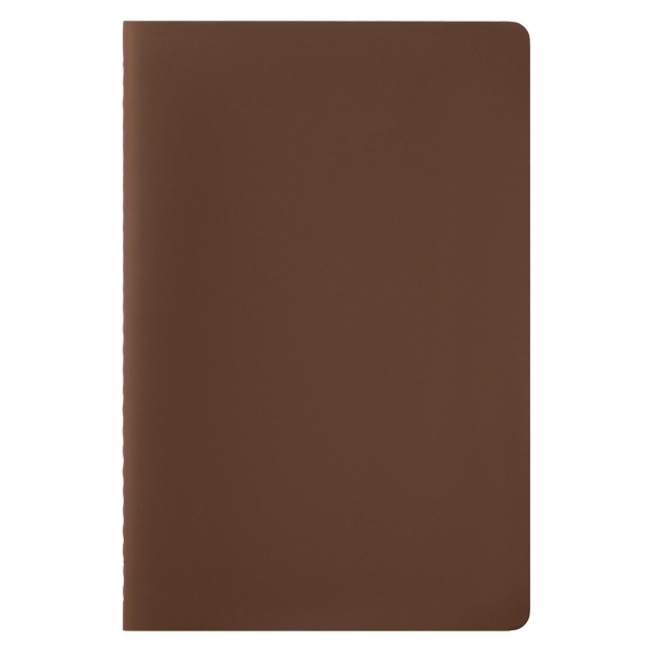 Блокнот Alpha slim, коричневый