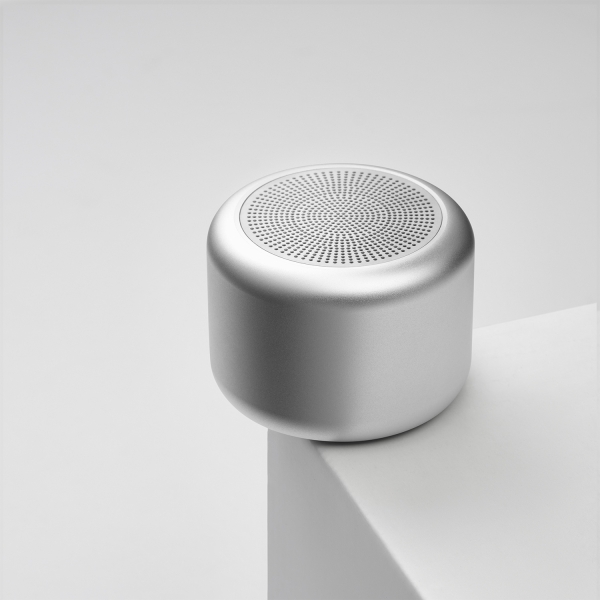 Беспроводная колонка Passion 80dB 600 mAh (Bluetooth 5.4), серебряная