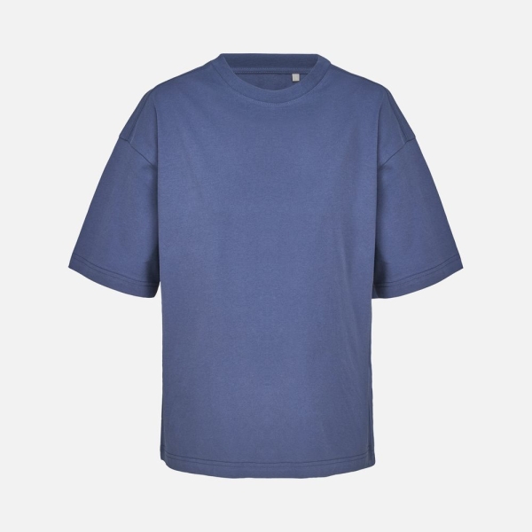 Футболка оверсайз женская Boxy Women, синяя (джинс)