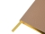 Еженедельник недатированный А6 "Total beige" с нашивкой, бежевый
