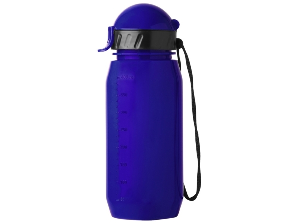 Бутылка для воды с трубочкой «Little», 400 мл, синий