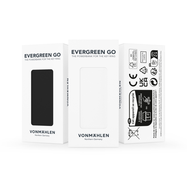 Внешний аккумулятор-брелок VONMAHLEN Evergreen Go, 1000 мАч