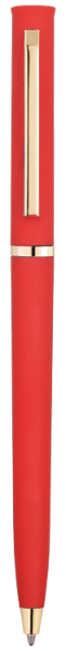 Ручка EUROPA SOFT GOLD Красная 2027.03