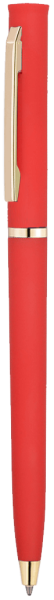 Ручка EUROPA SOFT GOLD Красная 2027.03