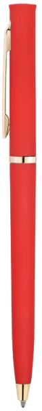 Ручка EUROPA SOFT GOLD Красная 2027.03