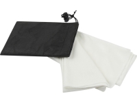 Lucas спортивное полотенце из переработанного полиэстера 30х80 см - Белый