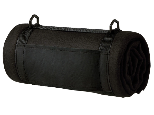 Плед «Нежность» с плечевым ремнем, черный