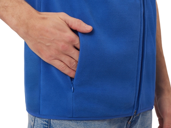 Жилет флисовый «Trondheim» унисекс, синий классический