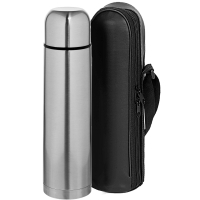Термос BRIG SILVER с чехлом 500мл. Серебристый 6222.06