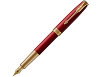 Перьевая ручка Parker Sonnet , Lacquer Intense Red GT, перо: F, цвет чернил: black, в подарочной упаковке Перьевая ручка Parker Sonnet , Lacquer Intense Red GT, перо: F, цвет чернил: black, в подарочной упаковке