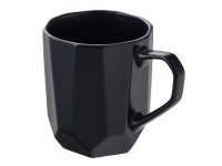 Кружка с гранями Amery, 310мл, черный матовый Кружка с гранями Amery, 310мл, черный матовый