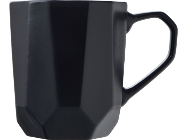 Кружка с гранями Amery, 310мл, черный матовый