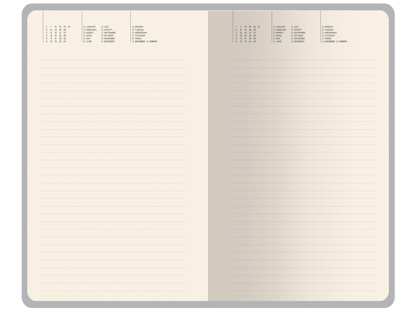 Ежедневник недатированный А5 "Black" с нашивкой, черный
