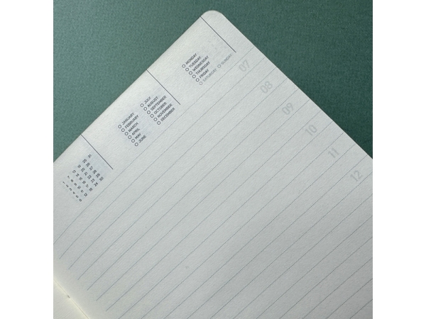 Ежедневник недатированный А5 "Megapolis Nebraska Flex", зеленый с золотым обрезом