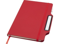 Nexus блокнот формата А5 в твердой обложке с ручкой и карандашом - Красный Nexus блокнот формата А5 в твердой обложке с ручкой и карандашом - Красный