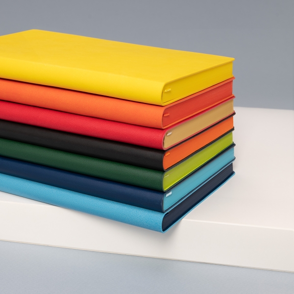 Ежедневник Latte NEW недатированный, зеленый/лимонный