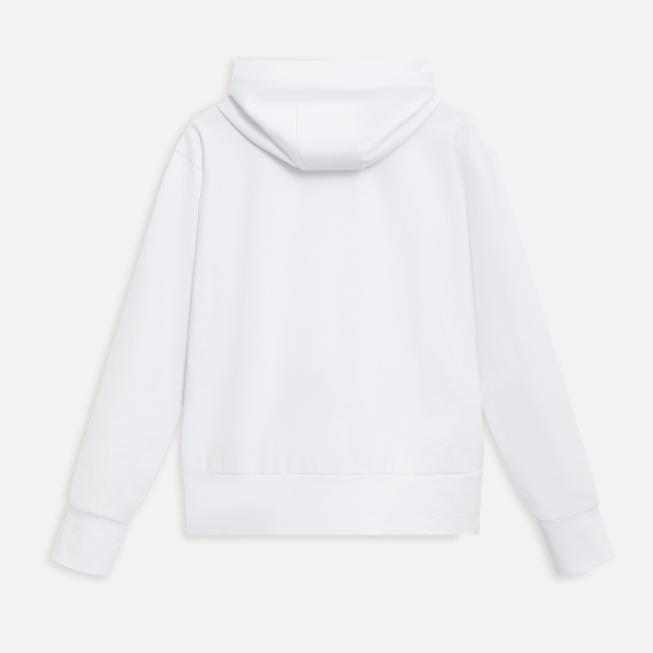 Худи с капюшоном, унисекс  ALEX белый, размер M