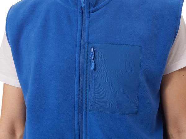 Жилет флисовый «Trondheim» унисекс, синий классический