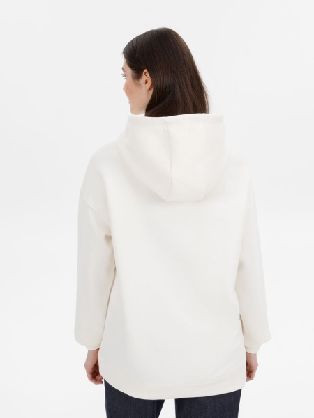 Худи оверсайз унисекс Snuggie, молочно-белое