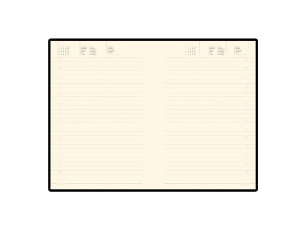 Ежедневник А5 недатированный «Megapolis Soft», черный