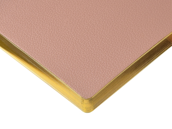 Ежедневник недатированный А5 "Morandi. Пыльная роза" с нашивкой, пыльно-розовый