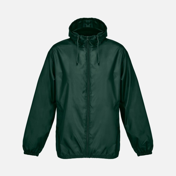 Ветровка унисекс Shield, темно-зеленая